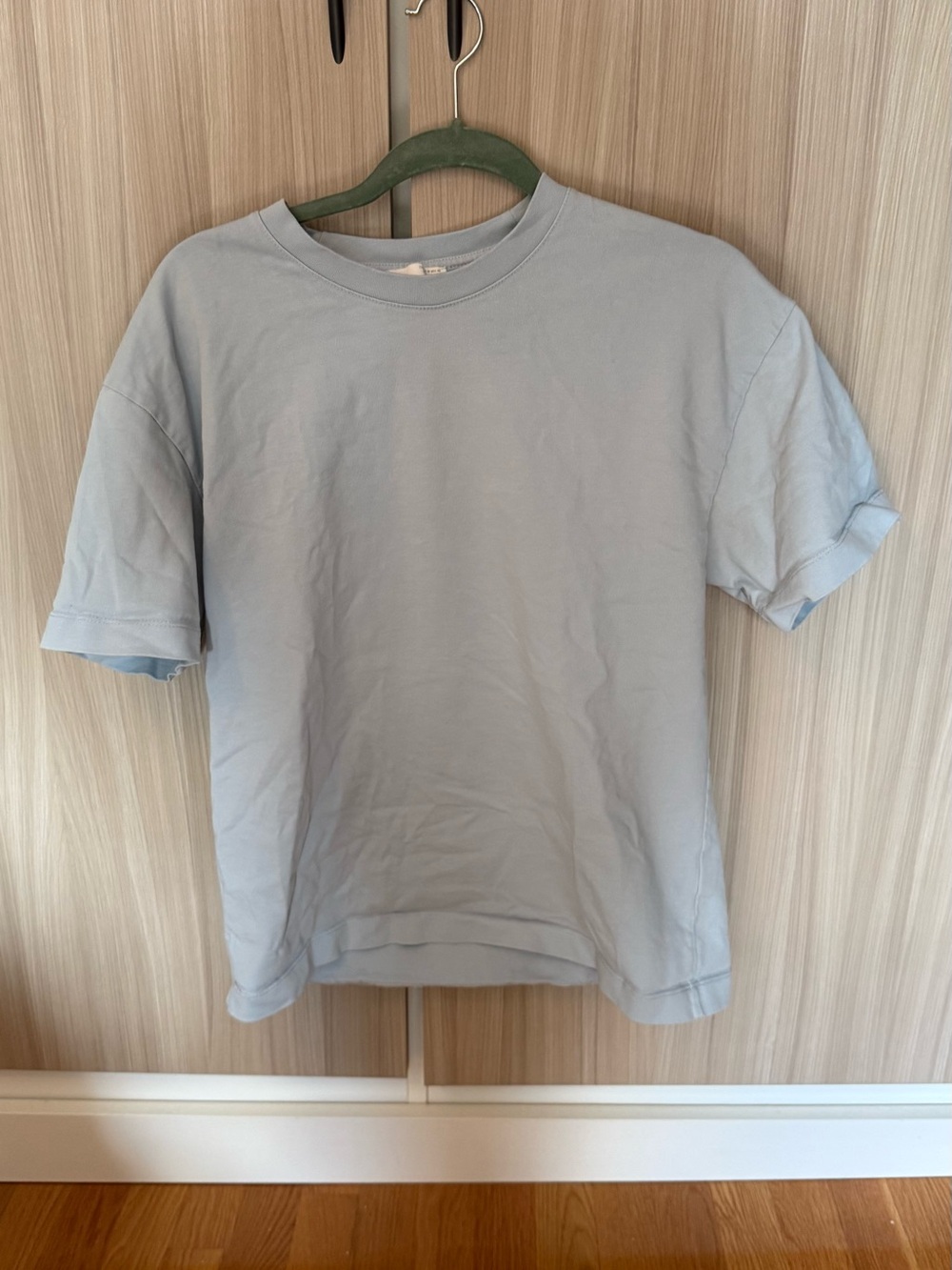 Zara Short Sleeve Crewneck T-Shirt - Pale Blue